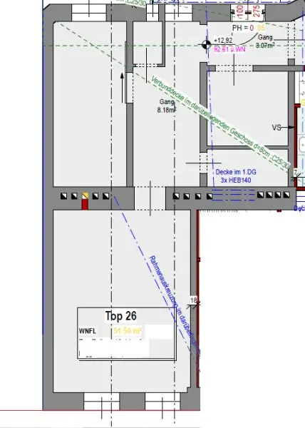 Helle 2-Zimmer Wohnung, Nähe Meiselmarkt