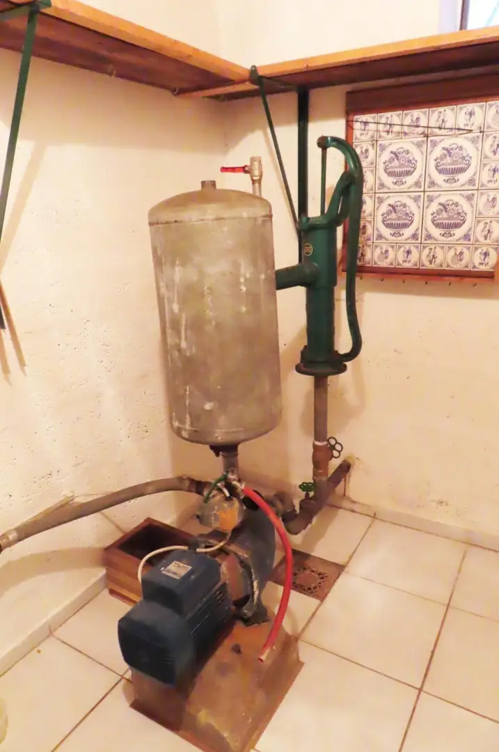 Pumpe für Brunnenwasser im Keller