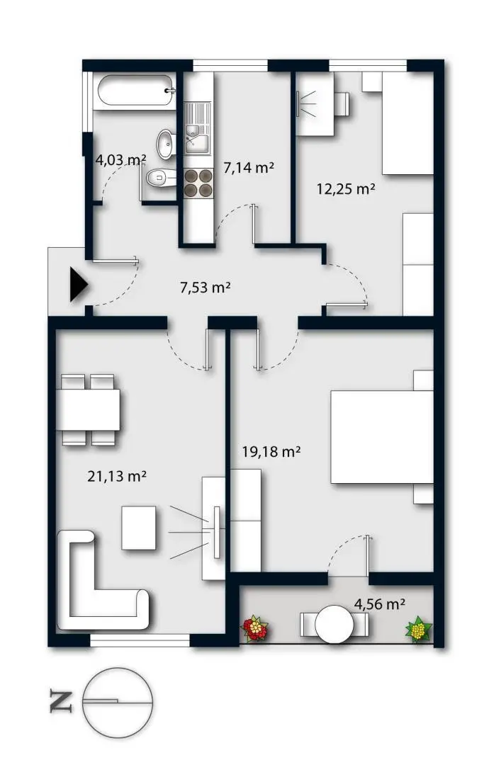 Grundrissplan