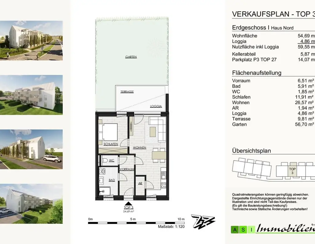 GRÜNE ALLEE GALLNEUKIRCHEN - 2 und 3-Zimmer Wohnungen, 55-70m² NEUBAU ERSTBEZUG