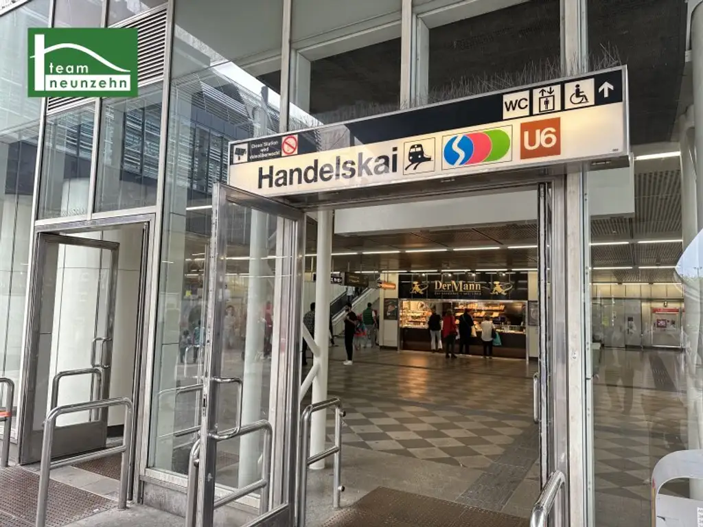 Innenhof-Wohnung mit top Grundriss und Balkon nahe U6 und S-Bahn Handelskai! Ab November 2025