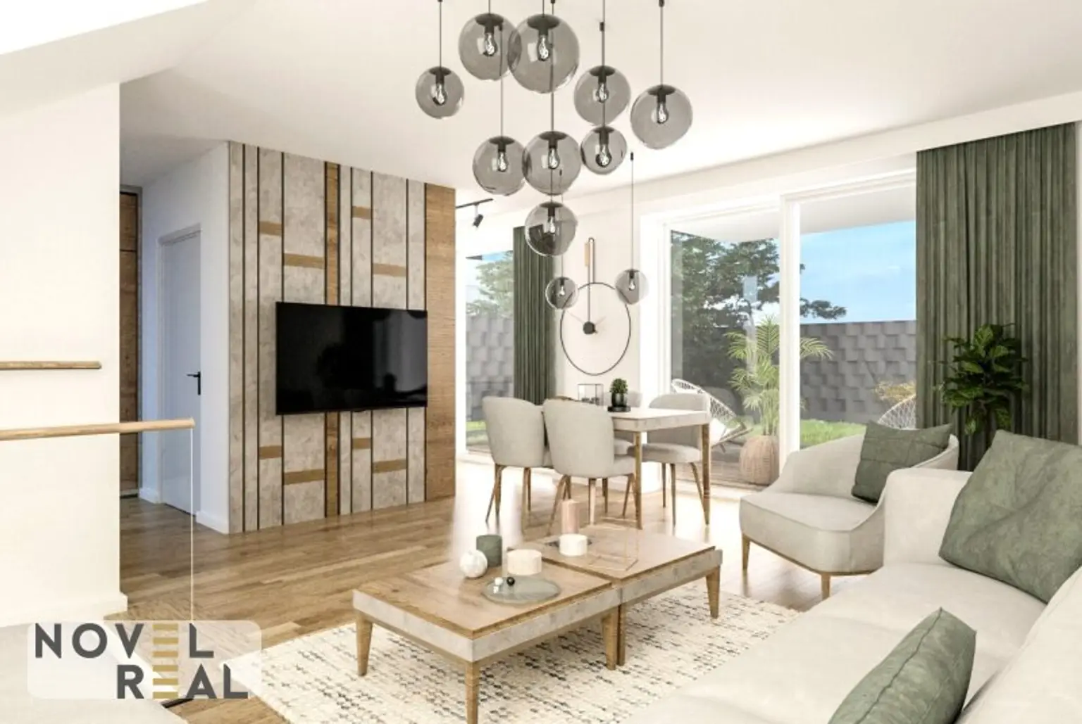SCHLÜSSELFERTIGES ECKREIHENHAUS - 136 m² - ZIEGELMASSIV - AUF EIGENGRUND - UNVERBAUTER FERNBLICK