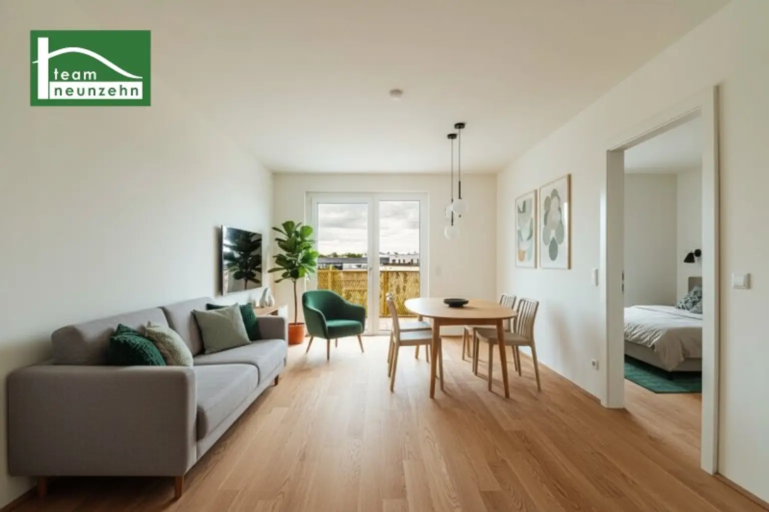 Alles was man sich wünscht – kostengünstige Heizung/“Kühlung“ über Erdwärme, PV-Anlage, weitläufige Grünflächen