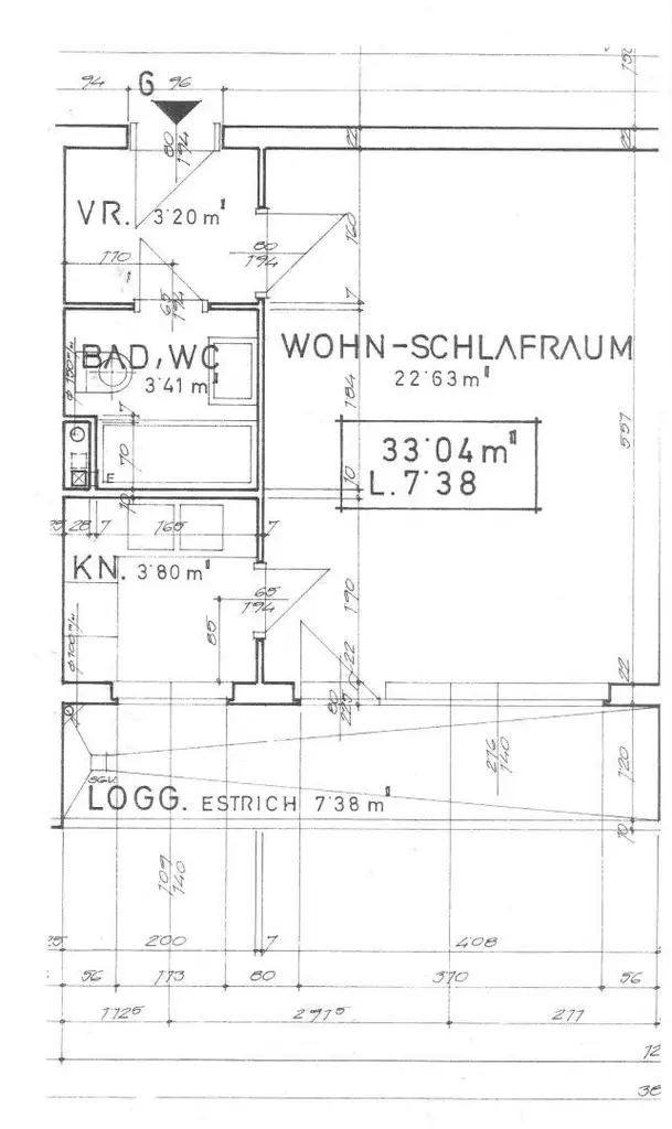 GARCONNIERE MIT LOGGIA NÄHE LAXENBURGERSTRASSE/ SOFORT TERMIN AUSMACHEN
