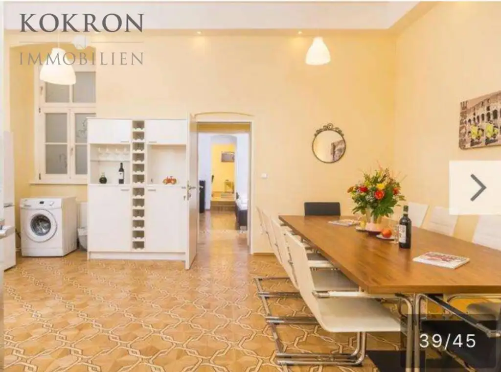 Repräsentative Kanzlei oder Praxis mit Wohnung (derzeit Kurzzeit-Mietwohnung mit 5% Rendite)
