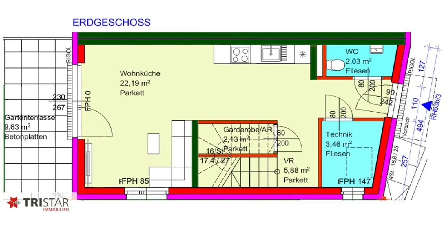 NEU! • Ziegelmassiv • Schlüsselfertig • Garten + Terrasse • Fischamend