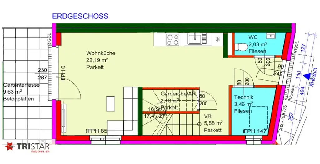 NEU! • Ziegelmassiv • Schlüsselfertig • Garten + Terrasse • Fischamend