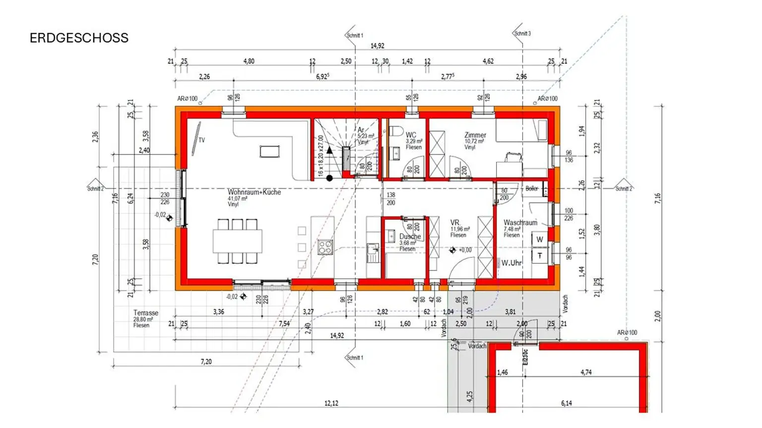 Neubau-Einfamilienhaus in St. Roman – modernes Wohnen mit offenem Design & Südwestgarten