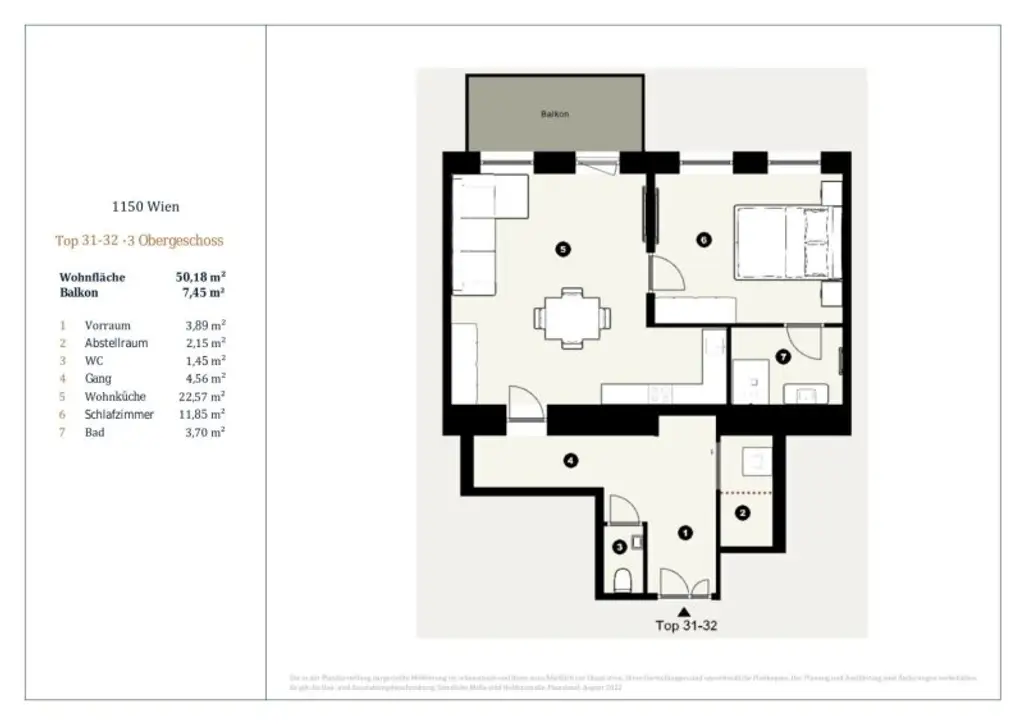 Schöner 2-Zimmer Erstbezug, Nähe Meiselmarkt