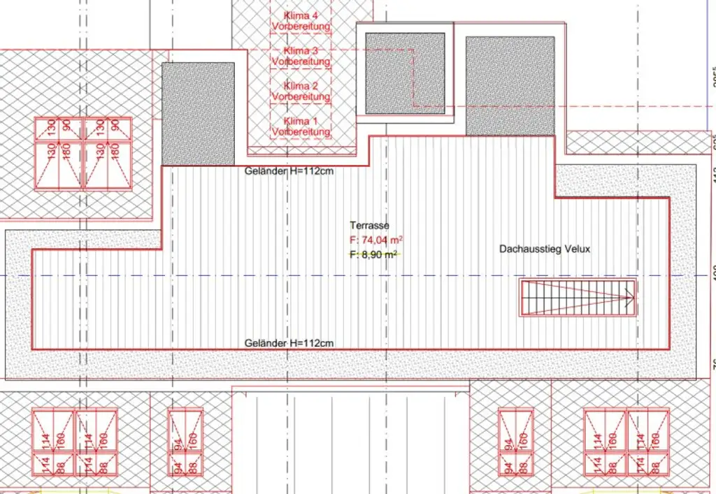 ++NEU++ Außergewöhnliche 3-Zimmer Neubauwohnung mit fantastischer Dachterrasse