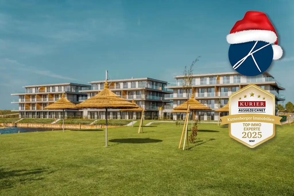 Luxuriöse 2 Zimmer Dachgeschoßwohnung als Erstbezug im Seepark Oggau! PROVISIONSFREI für den Käufer!