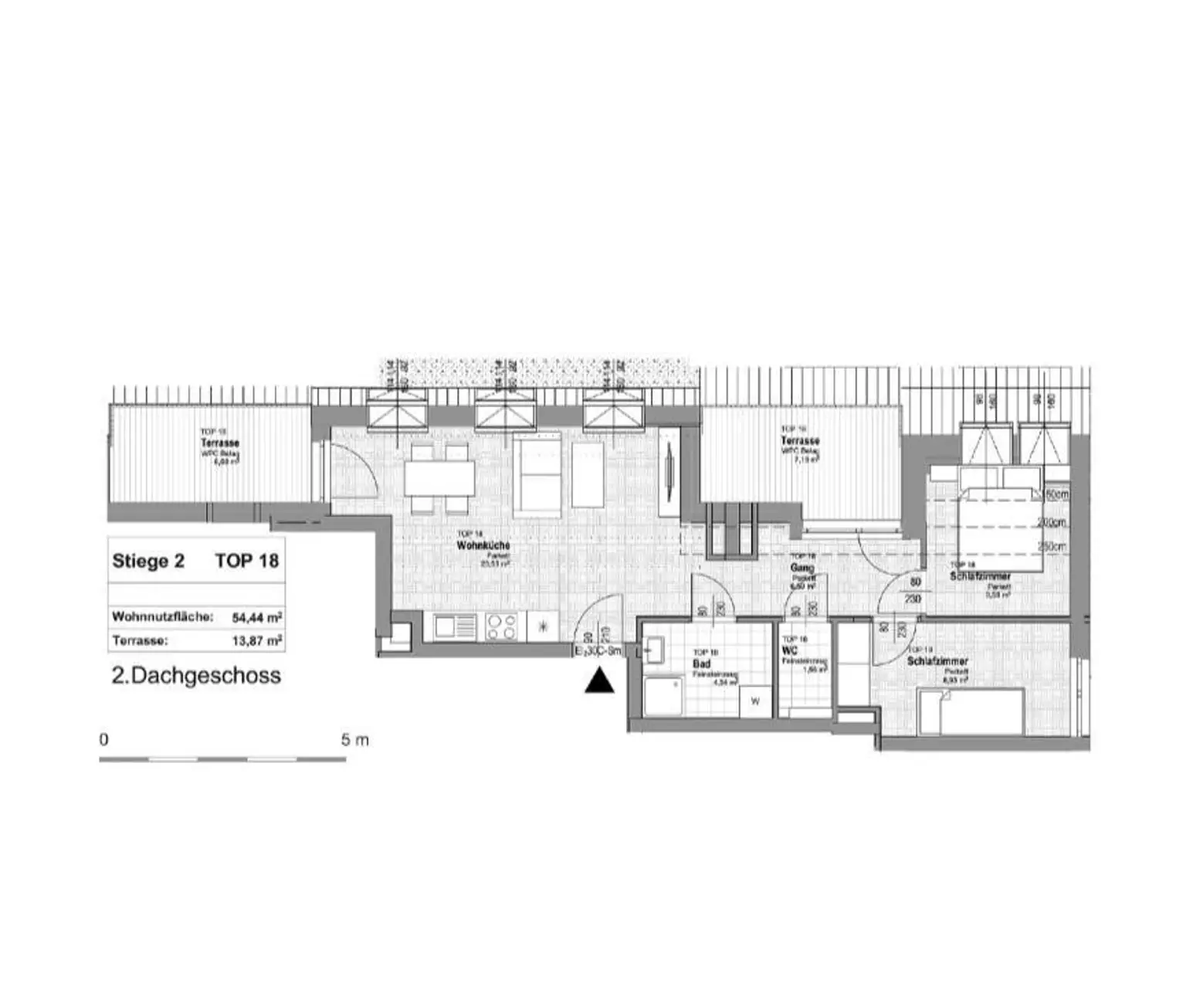"Helles Dachgeschoss, Garage, Klima nähe U1"