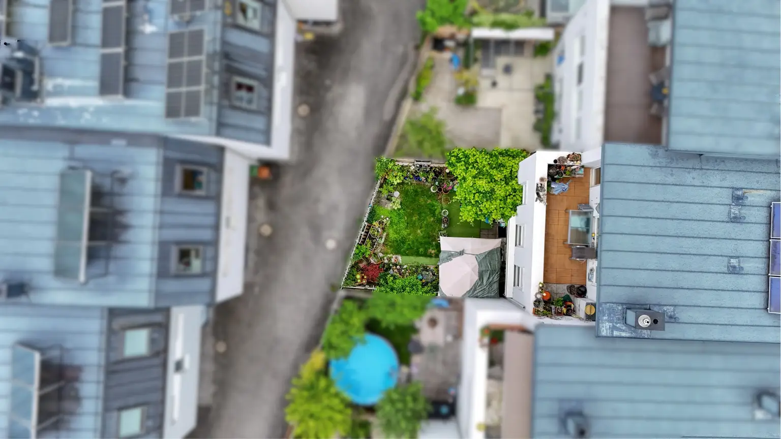 Attraktives Reihenhaus mit gemütlichem Garten