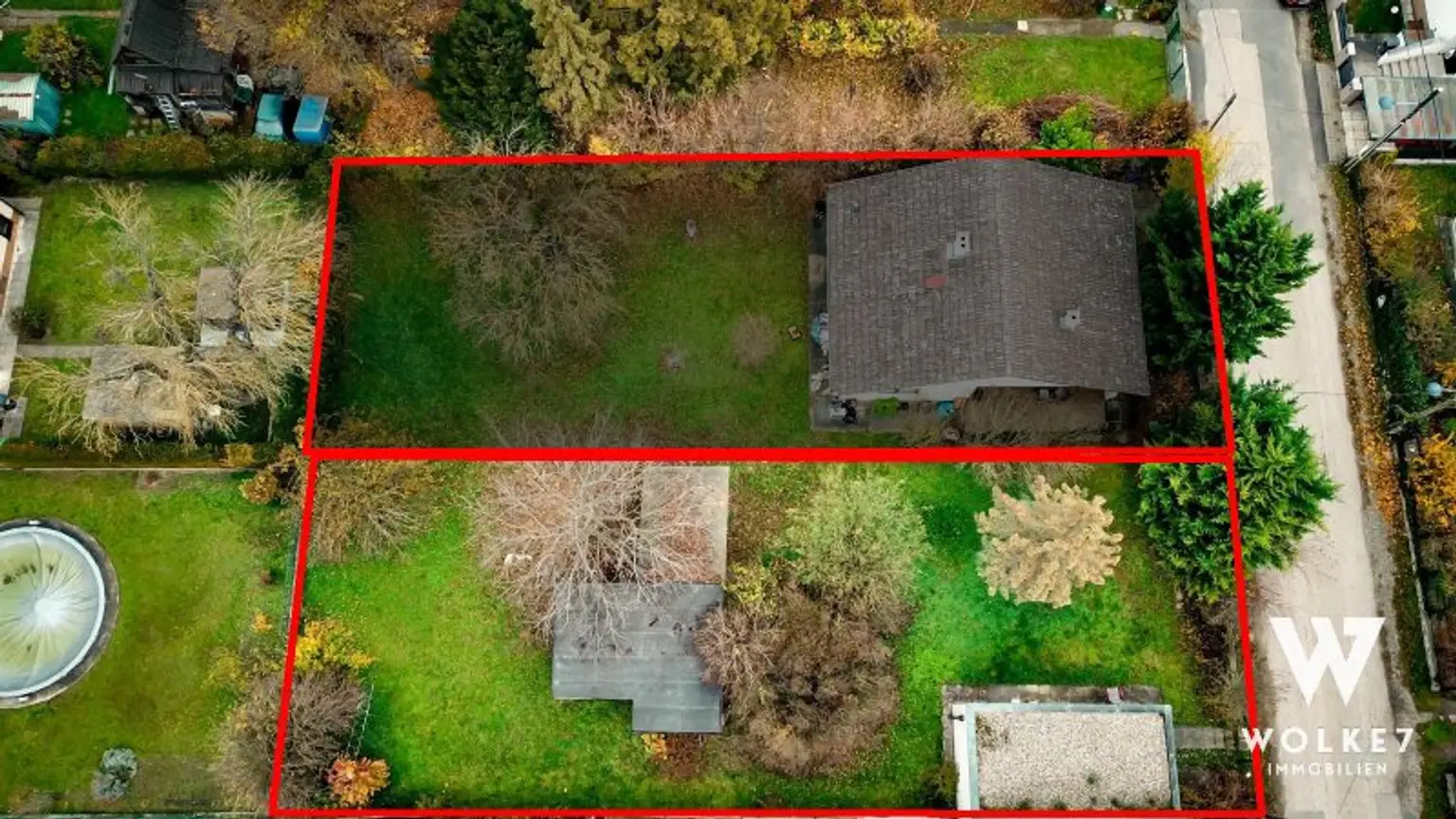 Eigengrund mit Altbestand I Nähe Ponysee I 360 Gard-Tour verfügbar I Optional: Gleich großes Nachbargrundstück inklusive Haus mitkaufen