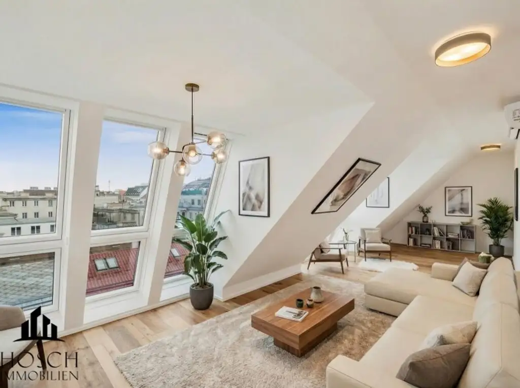 Exklusive Dachgeschosswohnungen in Margareten