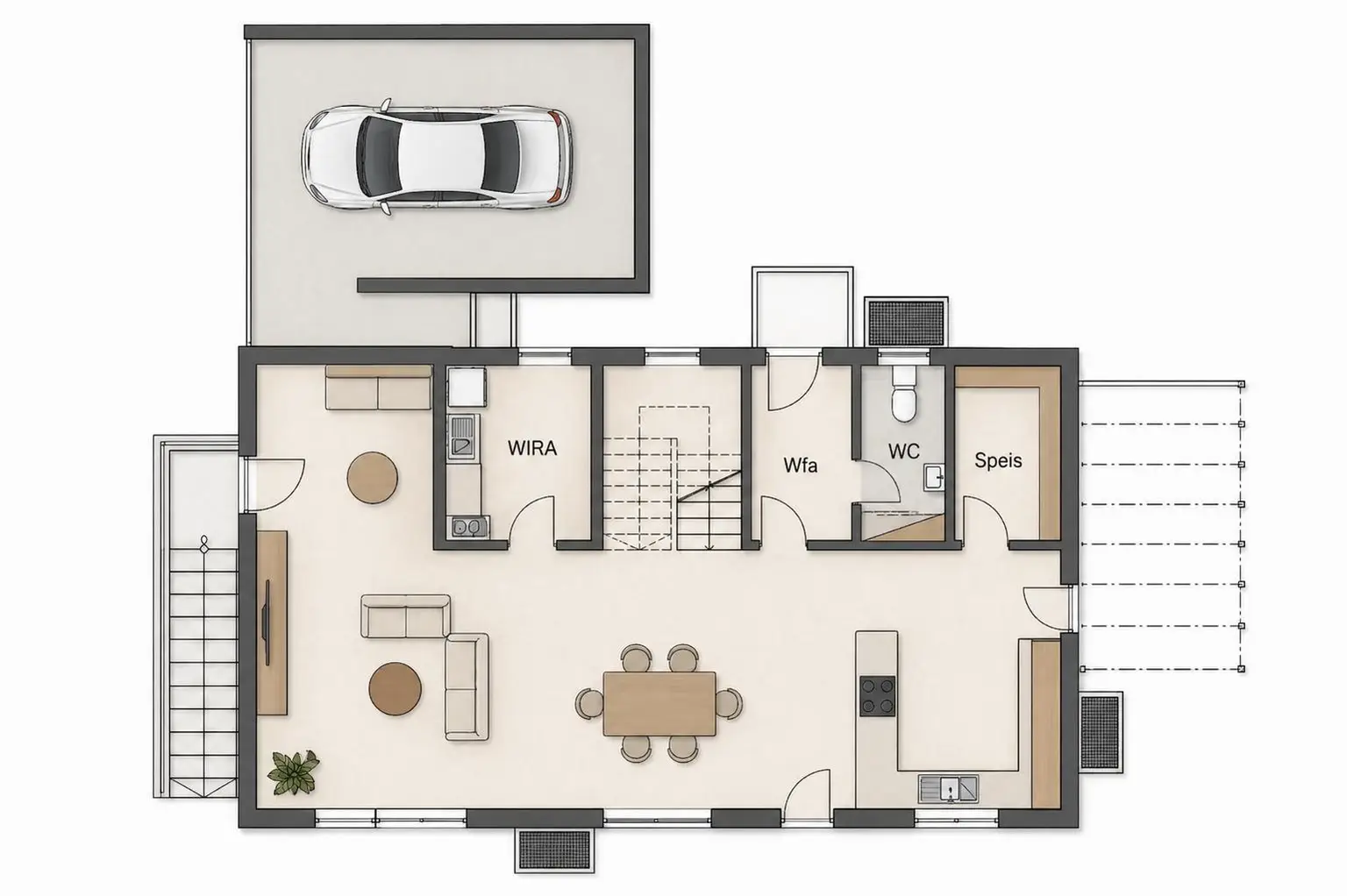 2D Grundriss EG