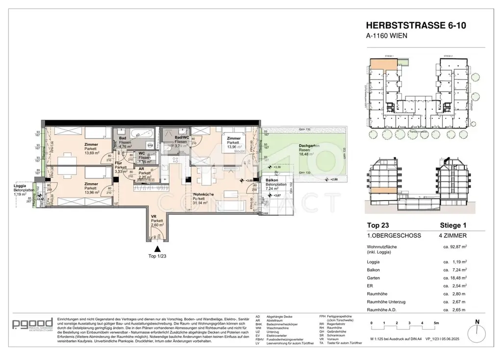 NEU: Gemütliche Vierzimmer-Wohnung mit Eigengarten - Wohnen am Park