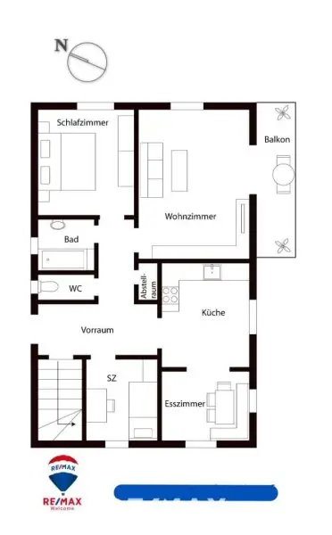Plan Wohnraum