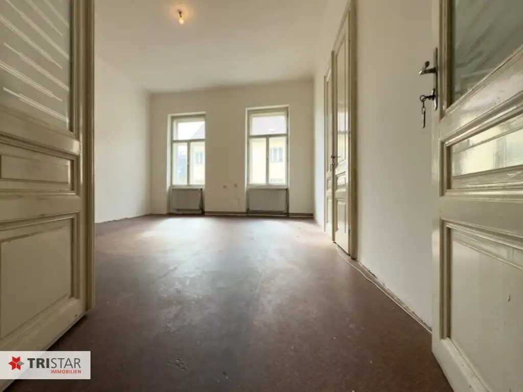 TOP::: WUNDERSCHÖNE KLASSISCHE ALTBAUWOHNUNG IN SEHR GUTER LAGE ZUM SANIEREN – TOP GRUNDRISS – Kauf in 1060 Wien:::