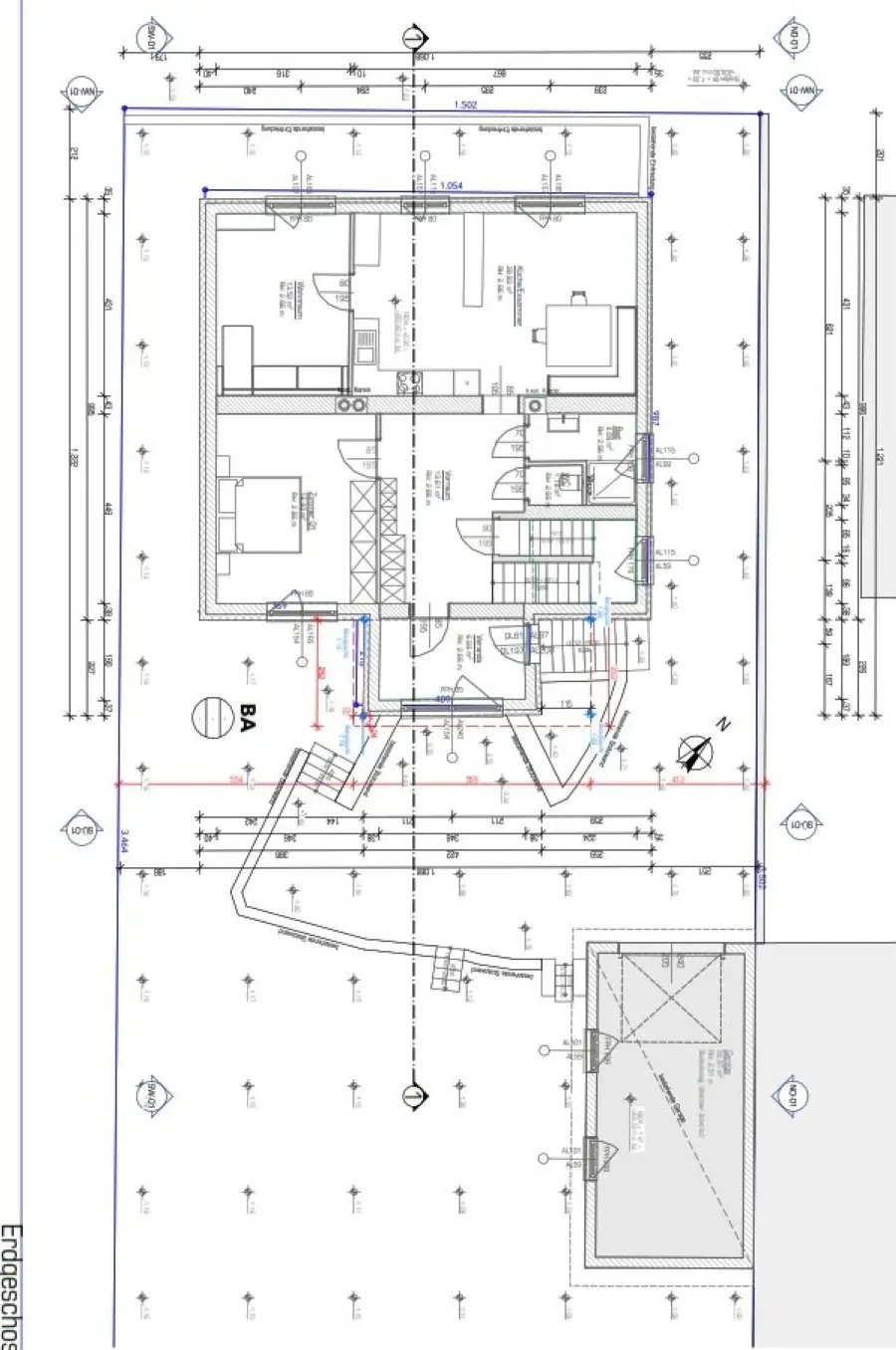Plan Erdgeschoss+Garage
