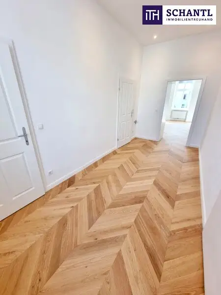 Viel Licht + Viel Raum + Viel Lebensfreude - Ihre Chance auf den sanierten Wohntraum! Frisch sanierte 2-Zimmer im Traumhaus in TOP Lage in 1150 Wien! Beste Infrastruktur und Anbindung!