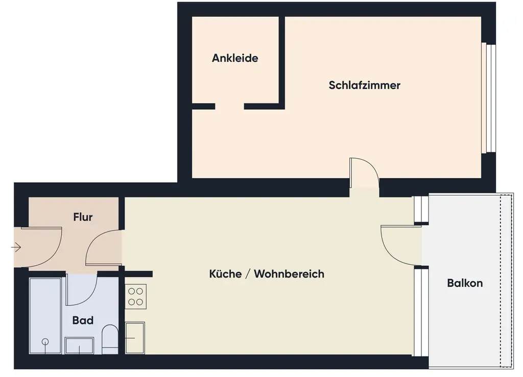 Grundrissplan ohne Maßstab