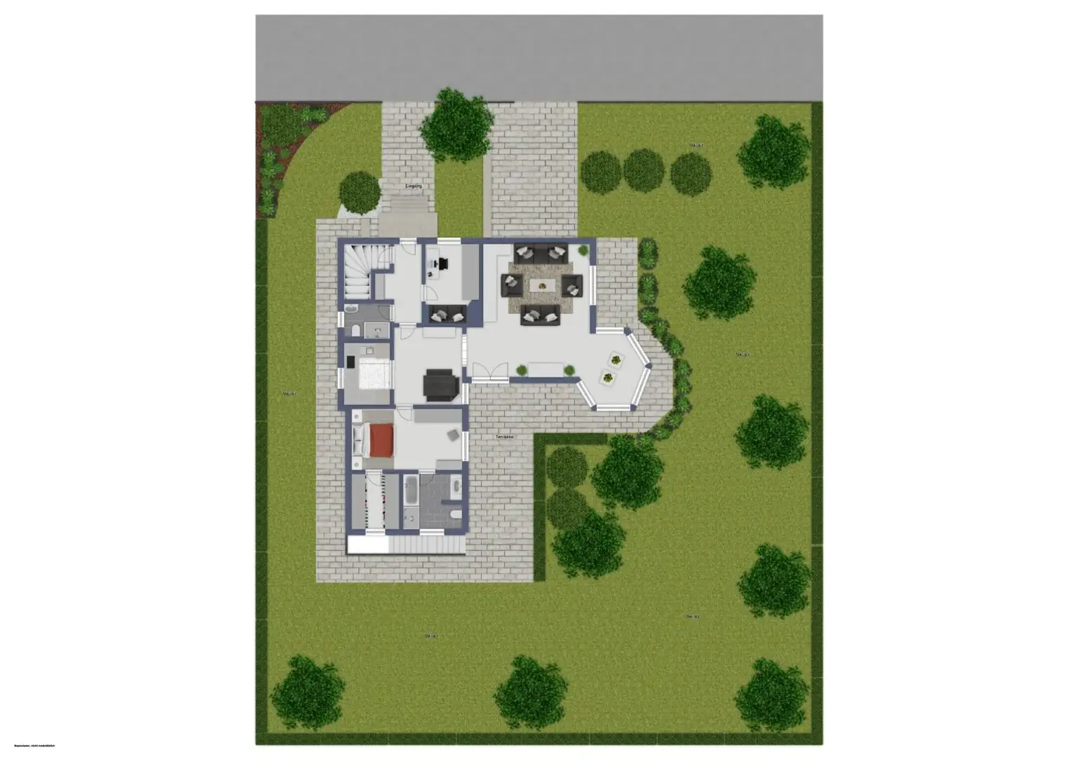 Gepflegter Bungalow mit großem Grundstück in Linsberg
