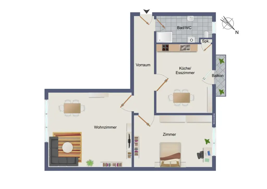 Tolle Stadtwohnung im Herz-Jesu-Viertel