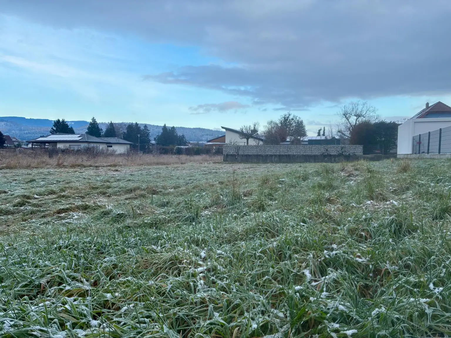 Randlage in Pöchlarn, auch im Winter schön