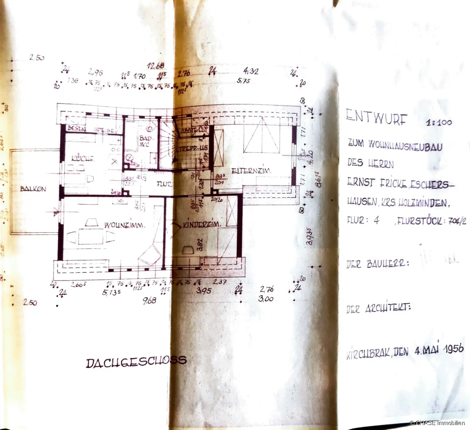 Dachgeschoss - Grundriss