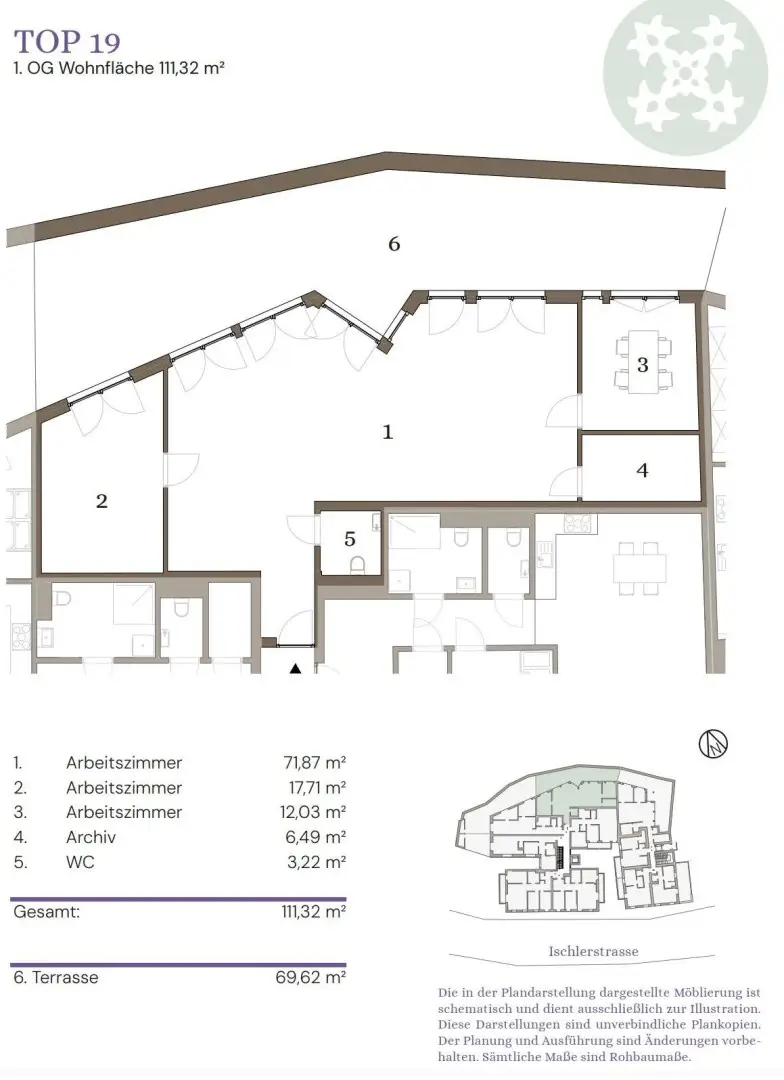 NEUBAU-Residenzen für ZWEITWOHNSITZ oder TOURISTISCHE VERMIETUNG im Ortszentrum von Bad Aussee - von 45 bis 170m² mit Terrassen