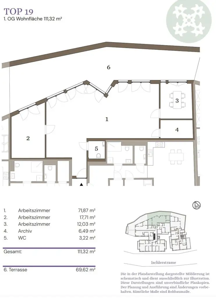 NEUBAU-Residenzen für ZWEITWOHNSITZ oder TOURISTISCHE VERMIETUNG im Ortszentrum von Bad Aussee - von 45 bis 170m² mit Terrassen