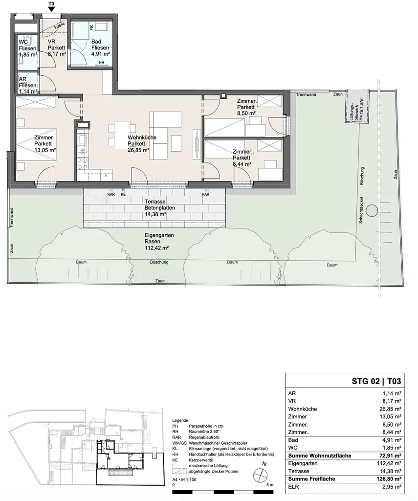 Neues Projekt in der Schwarzelackenau beim Marchfeldkanal - noch 17 Einheiten verfügbar!