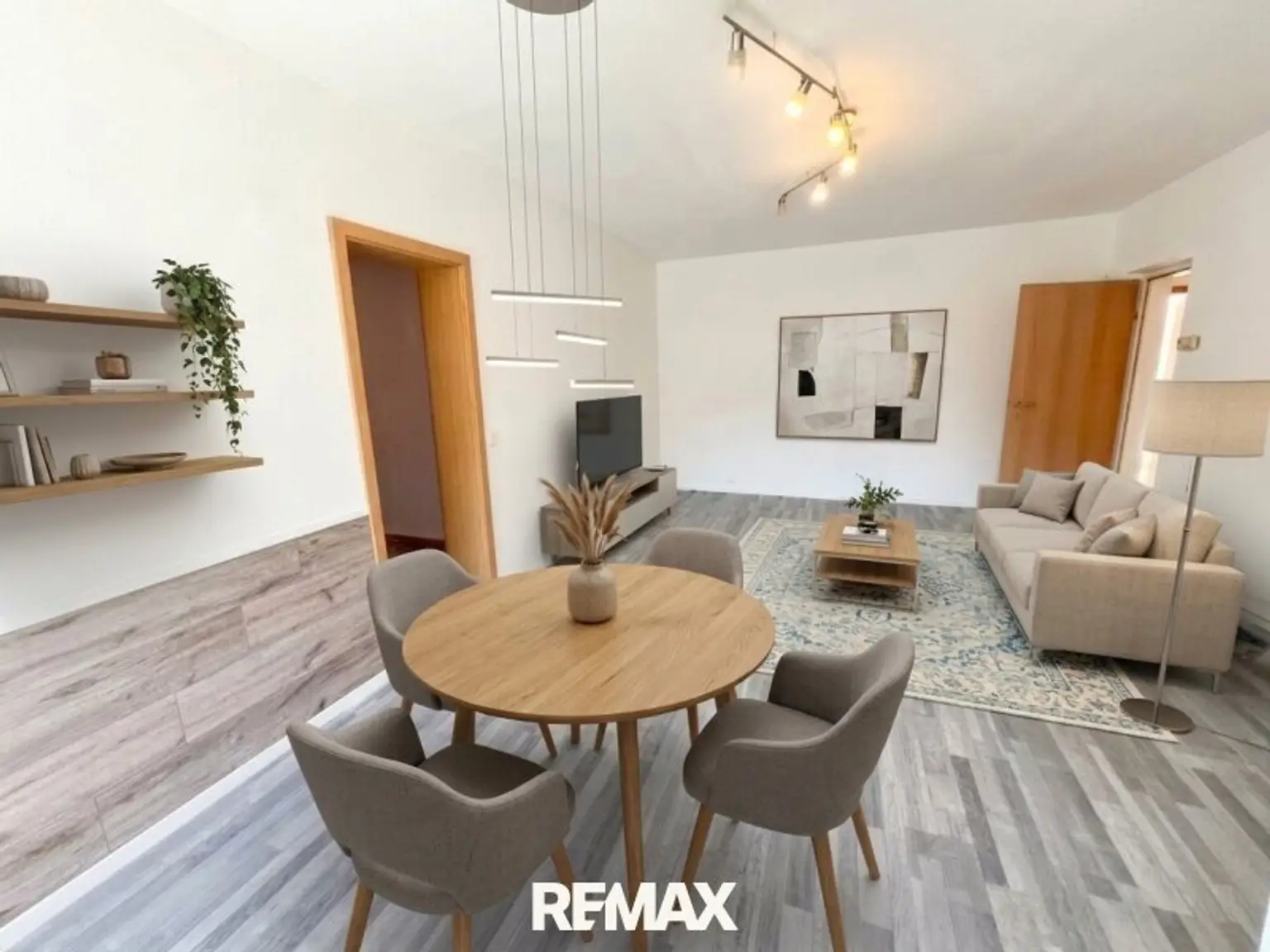 KI-Visualisierung - Wohn- und Esszimmer