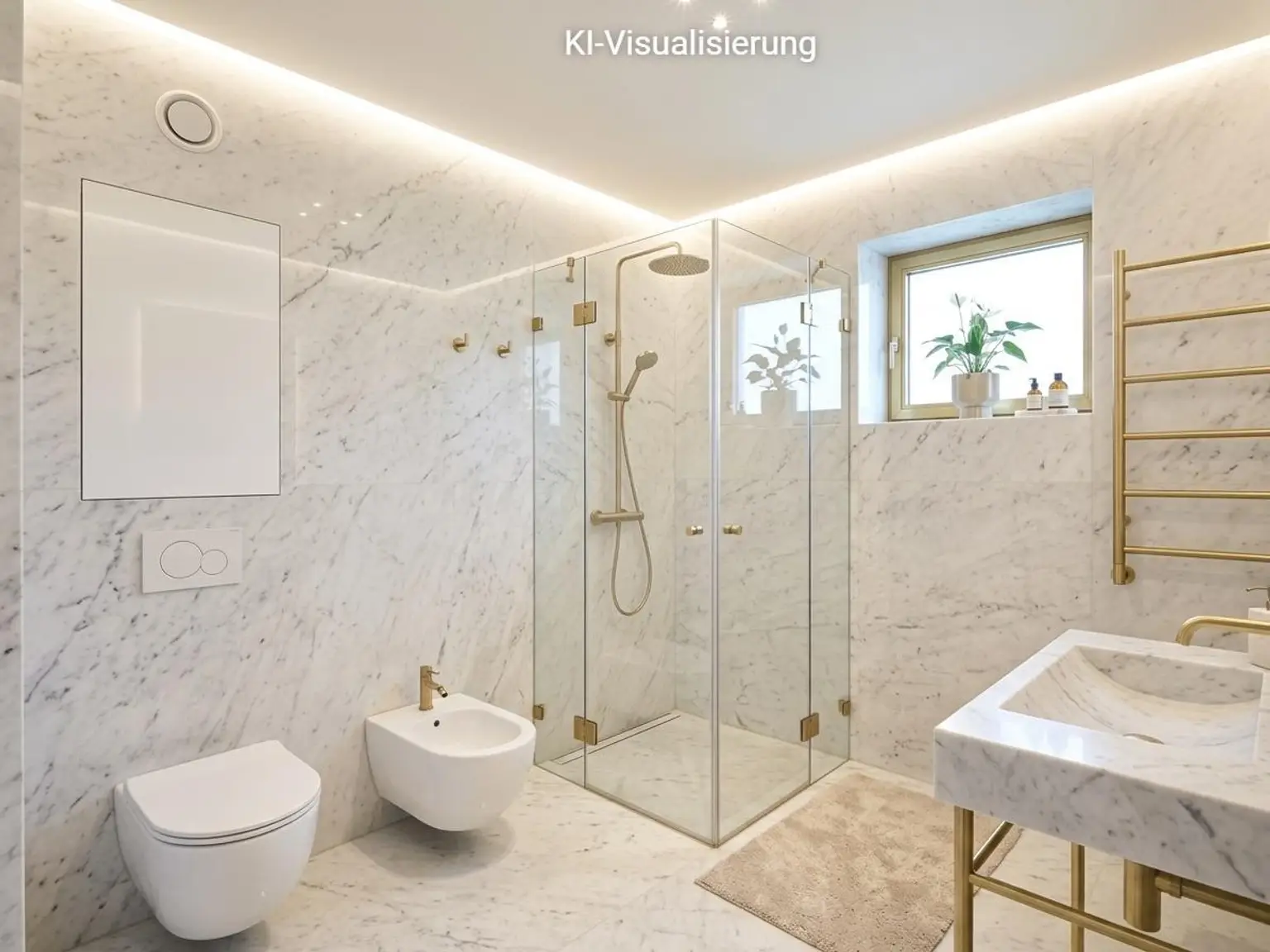 Badezimmer KI-Visualisierung