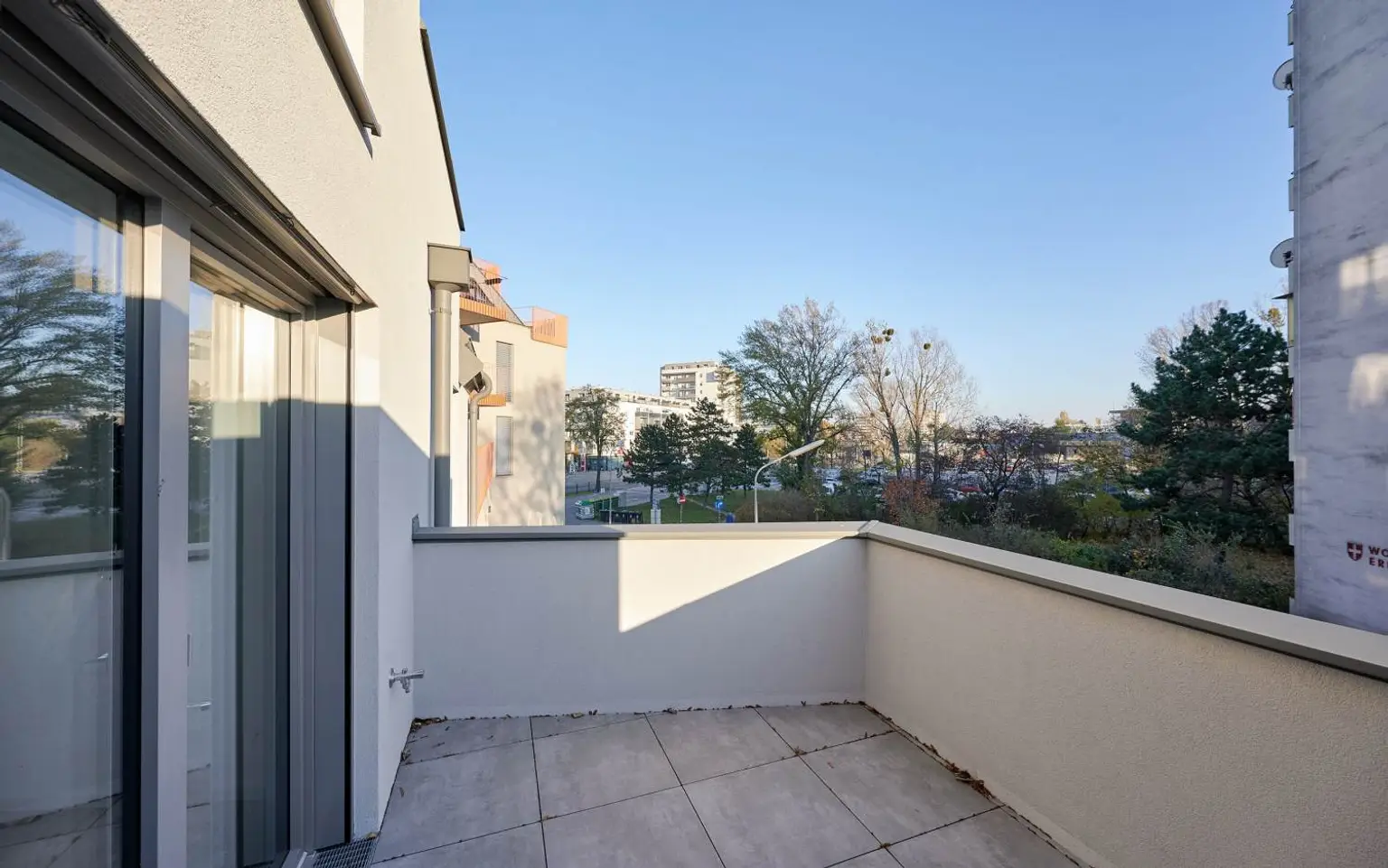 Sonnige 2-Zimmer-Terrassenwohnung in grüner Oase nahe der Donau!
ERSTBEZUG!