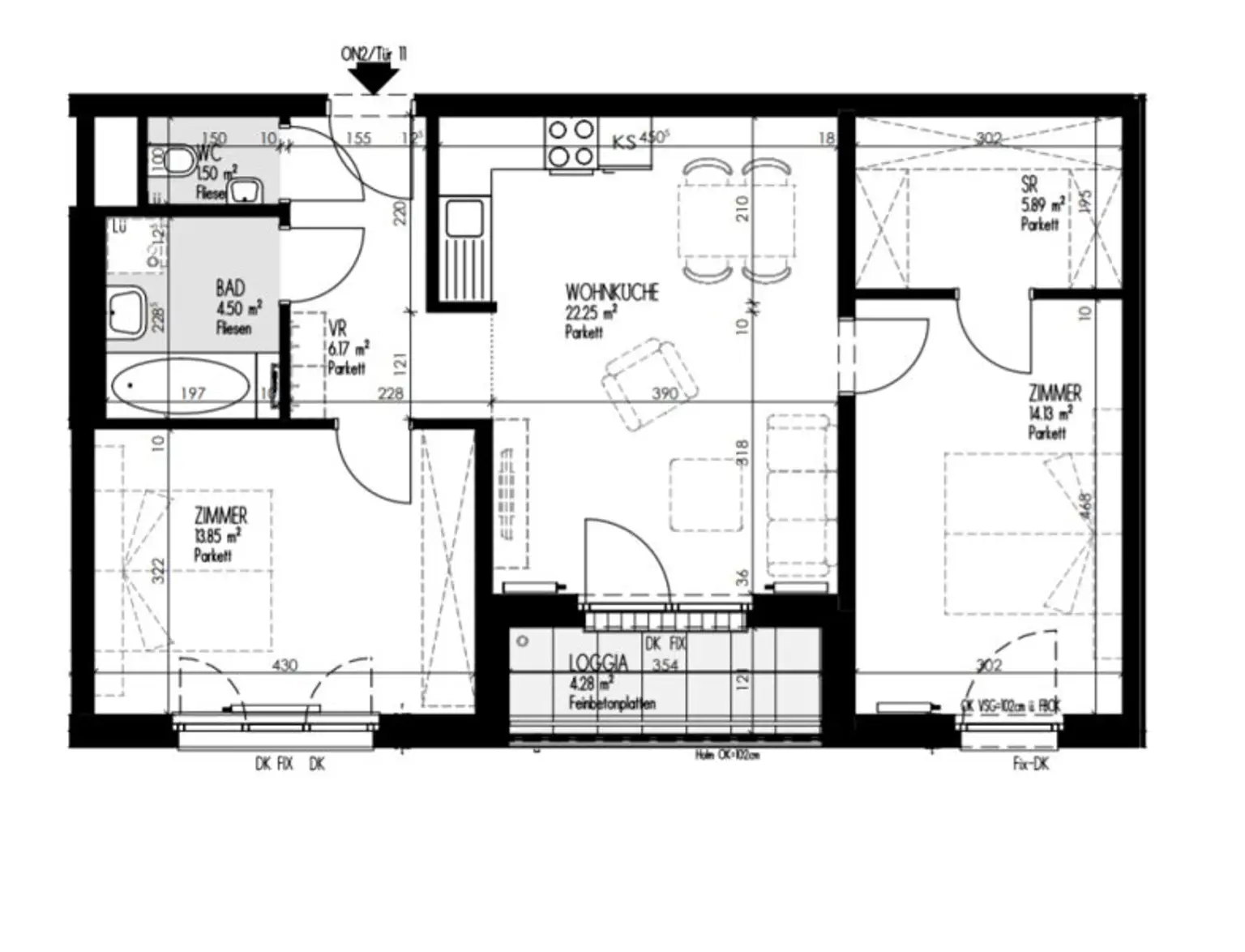 ++PROVISIONSFREI++ Hochwertiger 3-Zimmer Neubau-ZWEITBEZUG mit Loggia ***Projekt VIOLAA***