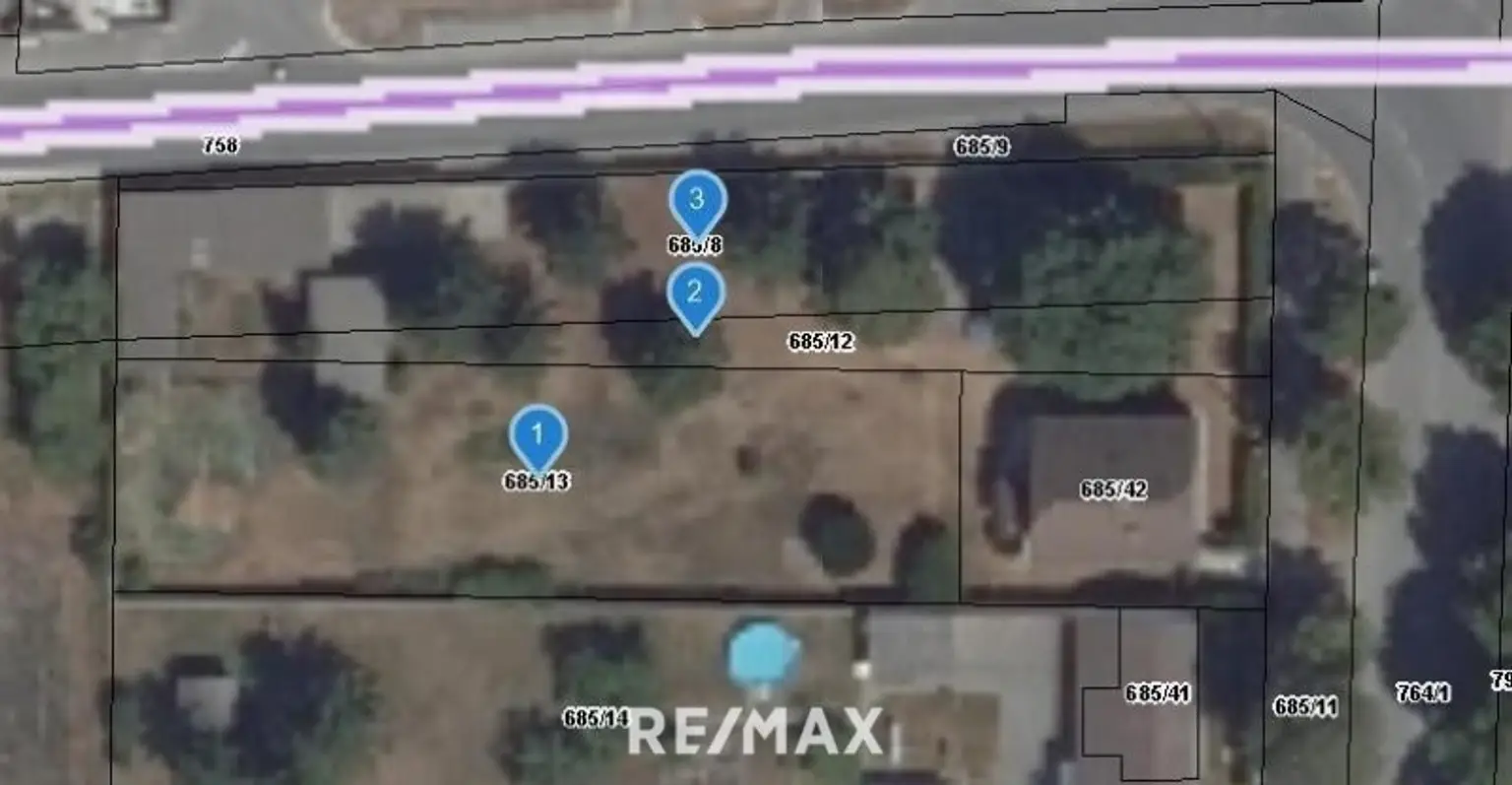 Plan der Grundstücke