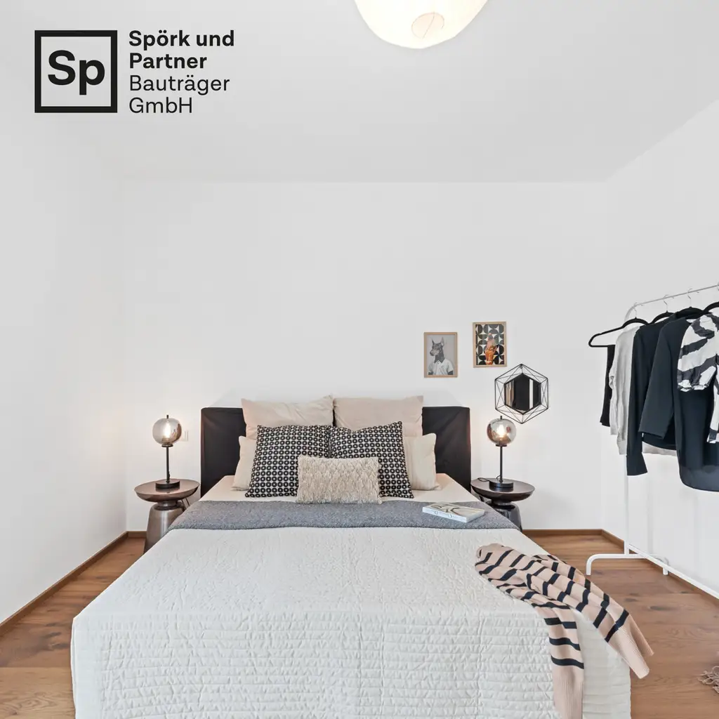 BESTLAGE ALTE DONAU – 
Großzügige 4-Zimmer-Gartenwohnung mit 2 Terrassen – 
1 Minute zur Alten Donau