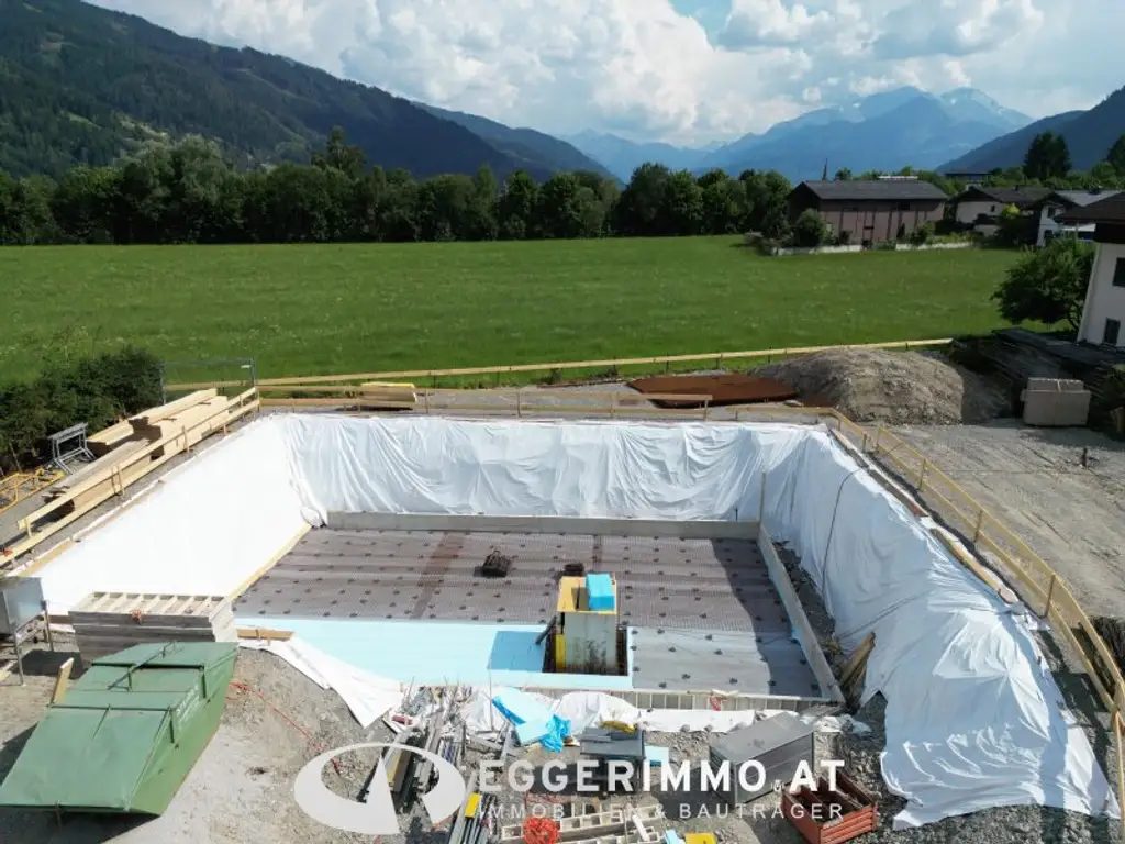 “Green Base” - living in the countryside, new build 2-room apartment, big balcony, excellent location in Maishofen, housing subsidy possible