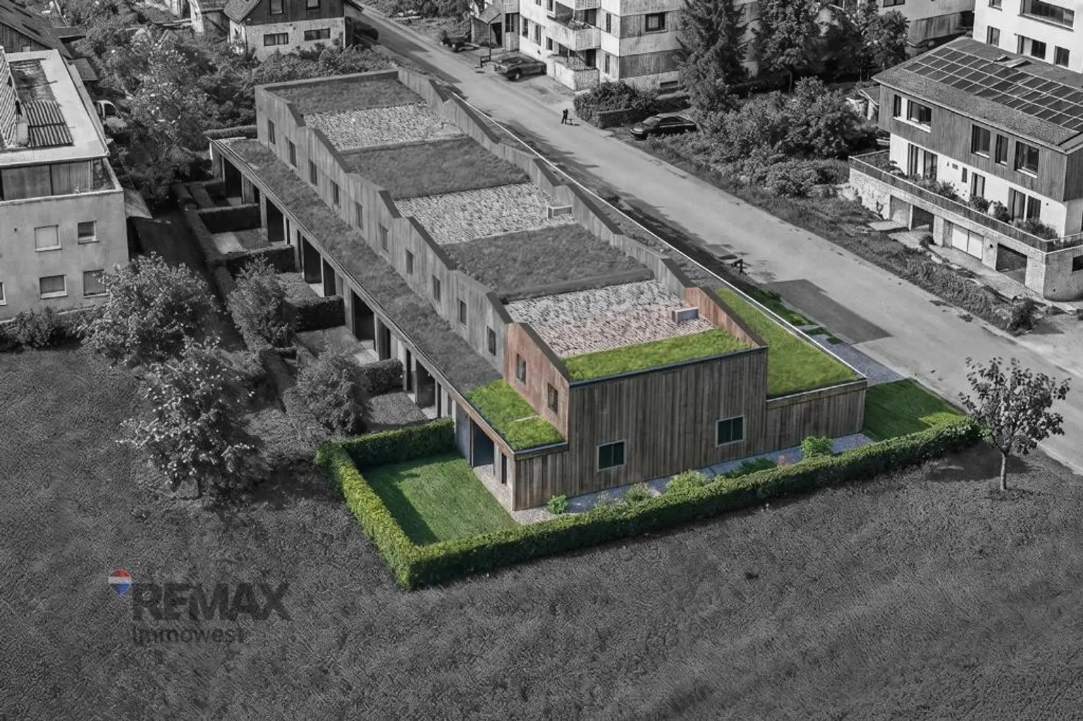 Haus A Visualisierung Dachauf