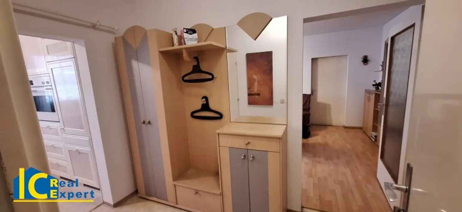 Vorzimmer mit Blick in Küche und Wohnzimmer