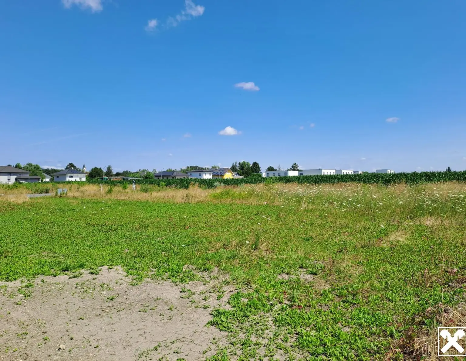 Baugrundstück am Feldesrand