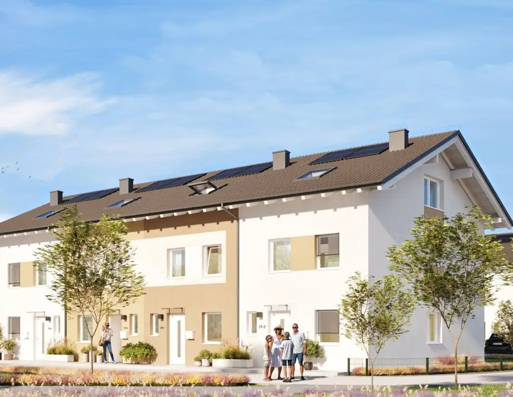 NEUBAU - Reihenhaus im Salzburger Flachgau mit Garten & Carport