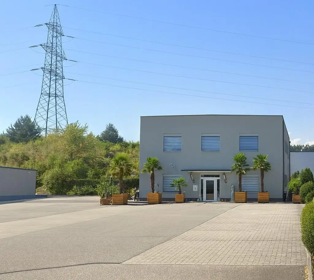 Modernes Bürohaus mit flexibel gestaltbaren Großraumbüros im Industriepark St. Veit