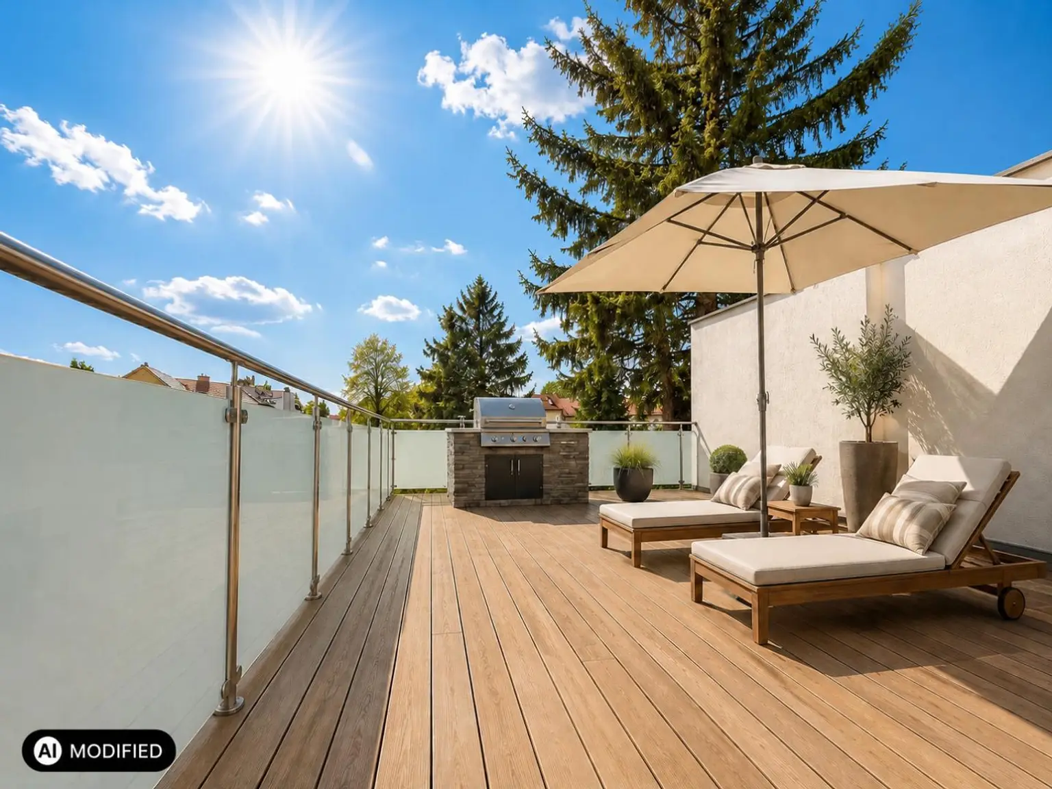 12 Terrasse zum Entspannen