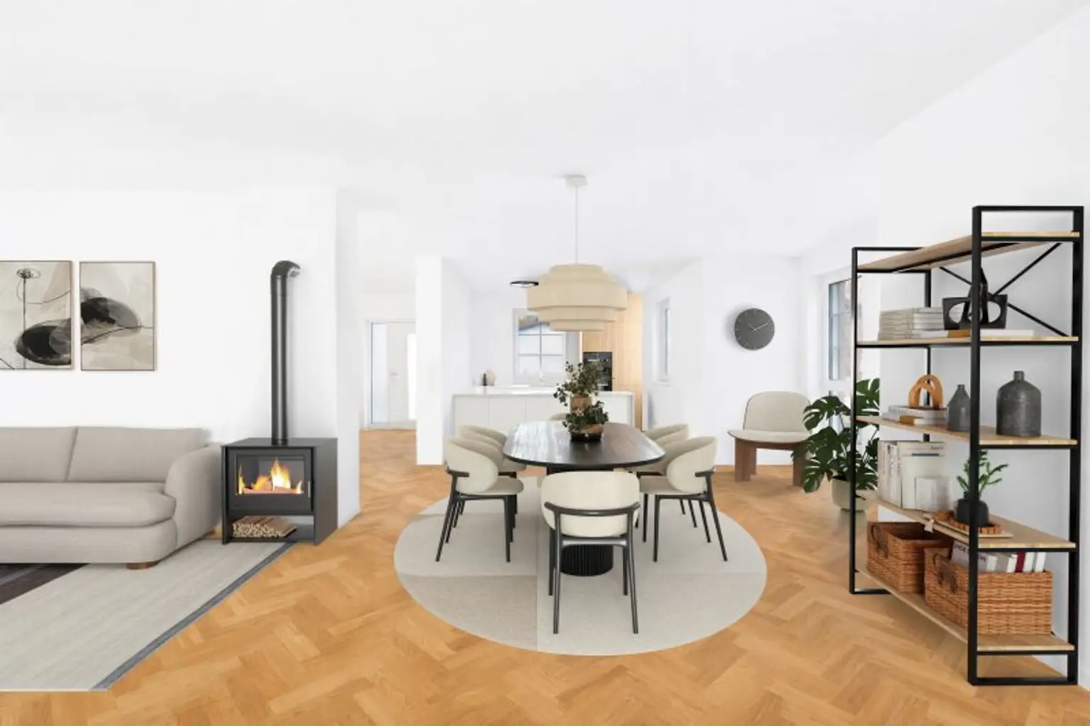 Wohnküche Virtual Staging