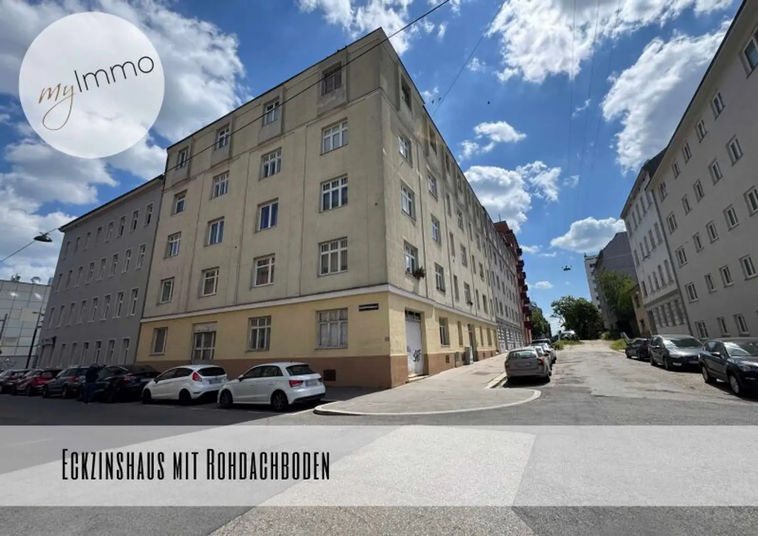 Eckzinshaus mit Rohdachboden