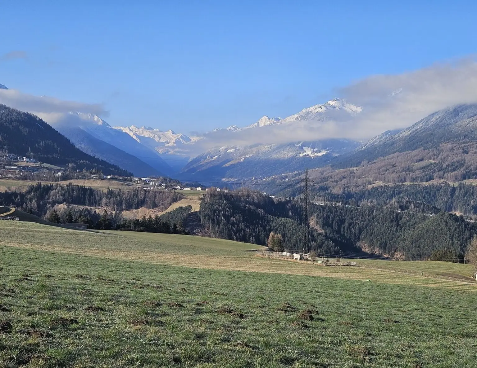Baugrundstück mit beeindruckendem Gletscherblick in Patsch