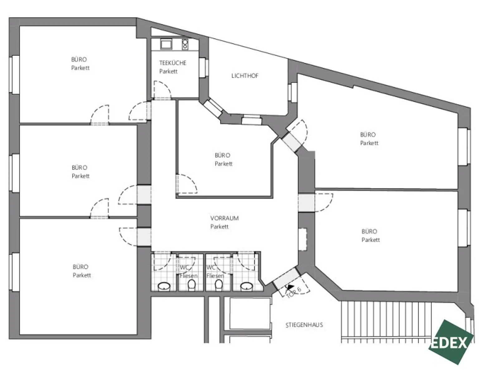 Erstebezug nach Sanierung! Modernes Büro Nähe Schwarzenbergplatz!